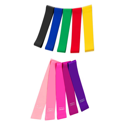 10-Pack: Precision Workout Yoga Fitness Exercise Stretching Resistance Bands Loops DailySale