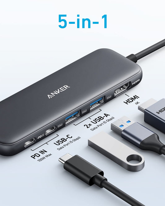 Anker <b>332</b> USB-C Hub (5-in-1) Anker