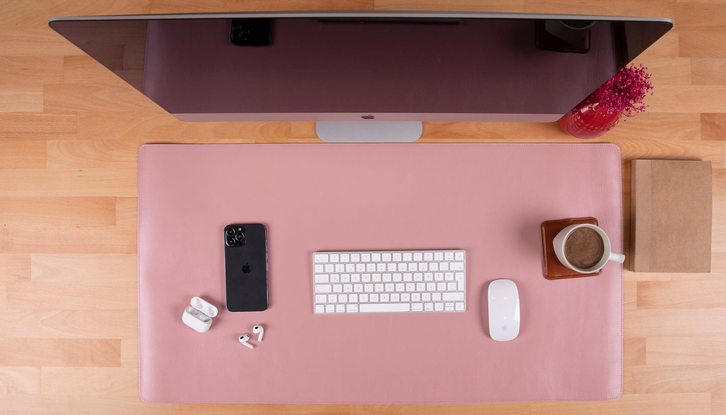 Natural Leather Desk Mat (91 cm x 48 cm) Mizuri Leather