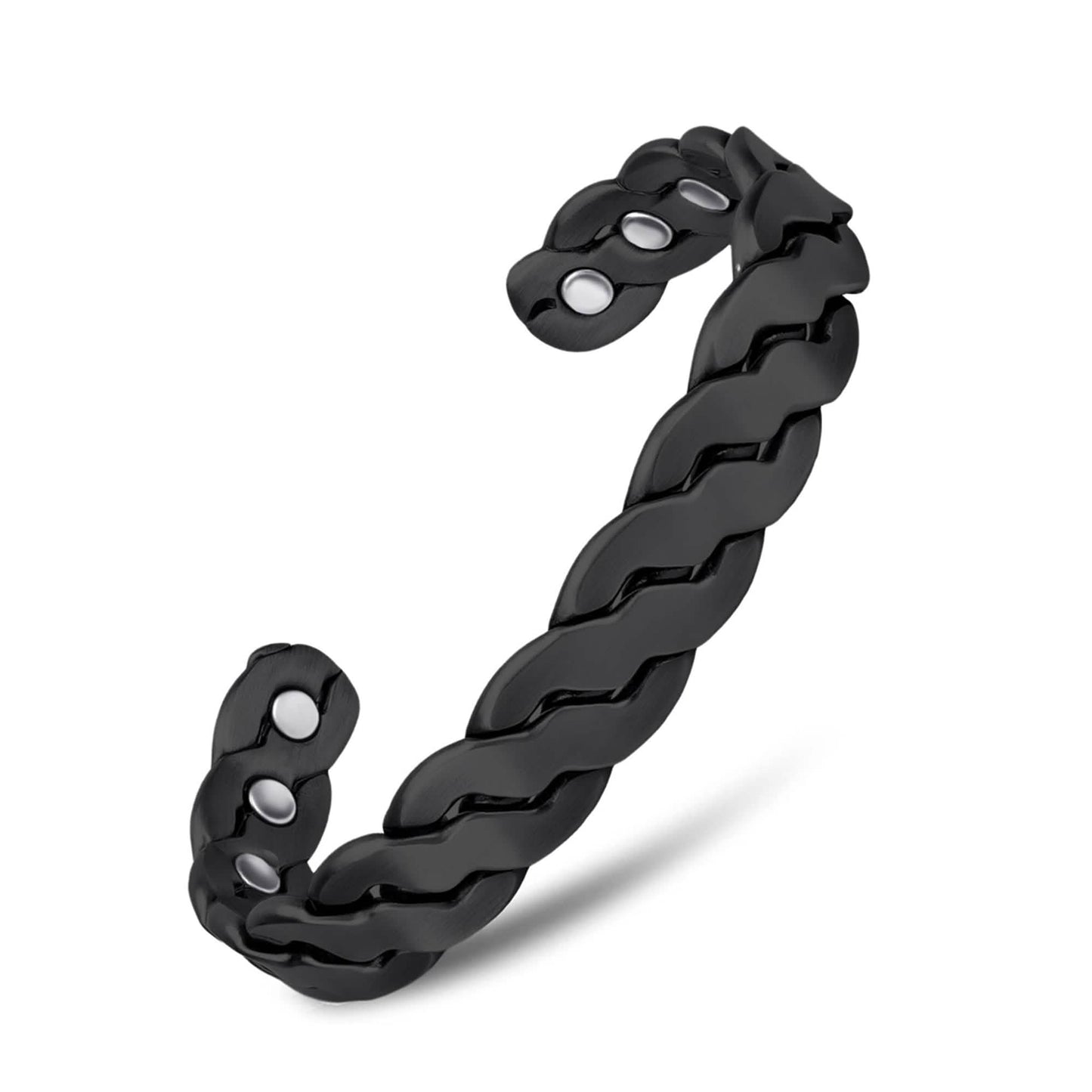 Adjustable Cuff Copper Magnetic Therapy Bracelet Bangle for Men and Women Twisted Design DailySale