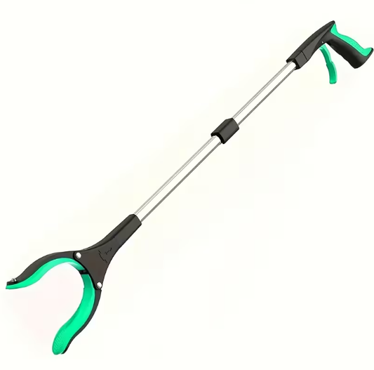 Heavy-Duty Steel Folding Trash Picker – 32" with Magnet & Anti-Slip Handle DailySale