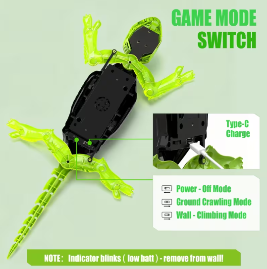 Wall Climbing RC Gecko – Remote Control Lizard Robot DailySale