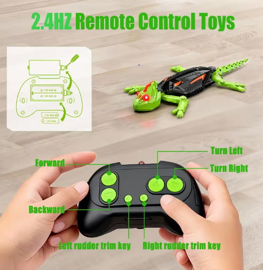 Wall Climbing RC Gecko – Remote Control Lizard Robot DailySale