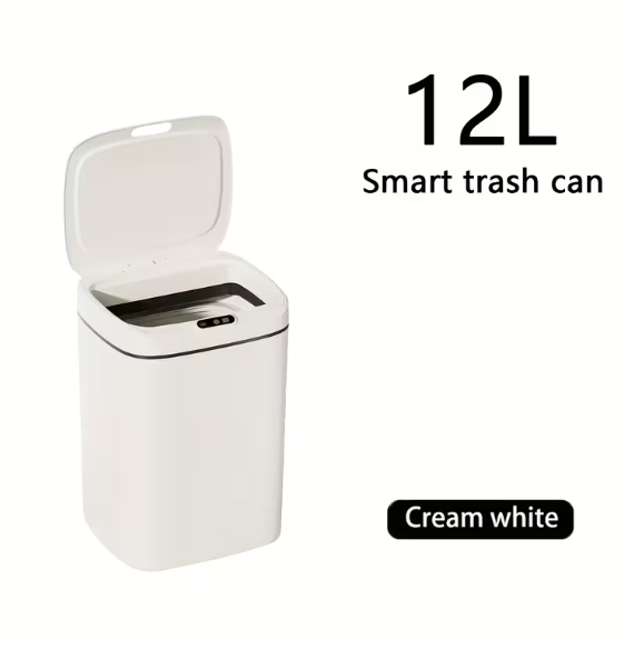 Smart Hands-Free Trash Can – 12L & 17L, Motion Sensor DailySale