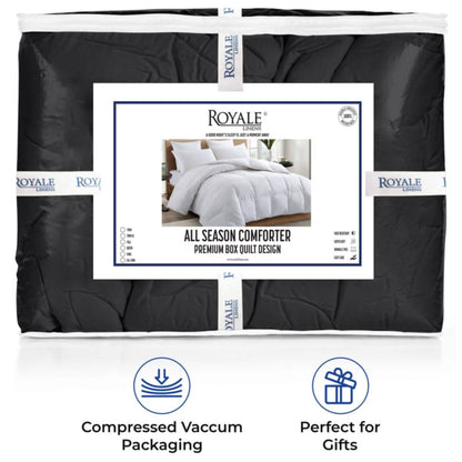 Royale All Season Down Alternative Lightweight Quilted Bedding Comforter with Corner Tabs DailySale