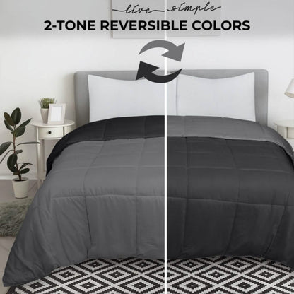Royale All Season Down Alternative Lightweight Quilted Bedding Comforter with Corner Tabs DailySale