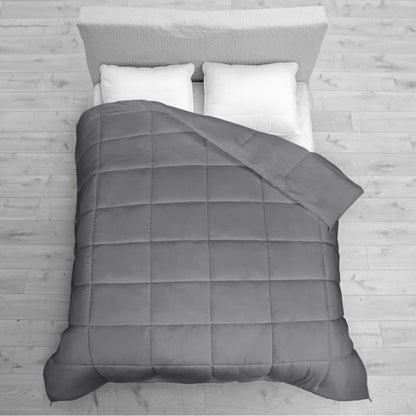 Royale All Season Down Alternative Bedding Lightweight Quilted Comforter with Corner Tabs DailySale