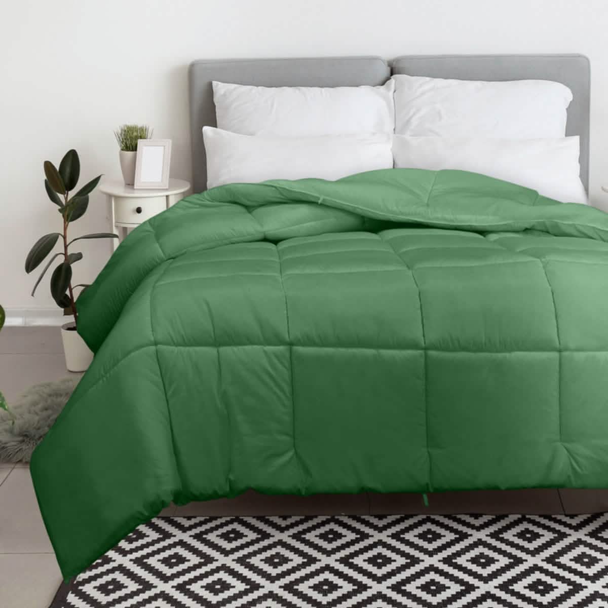 Royale All Season Down Alternative Bedding Lightweight Quilted Comforter with Corner Tabs DailySale