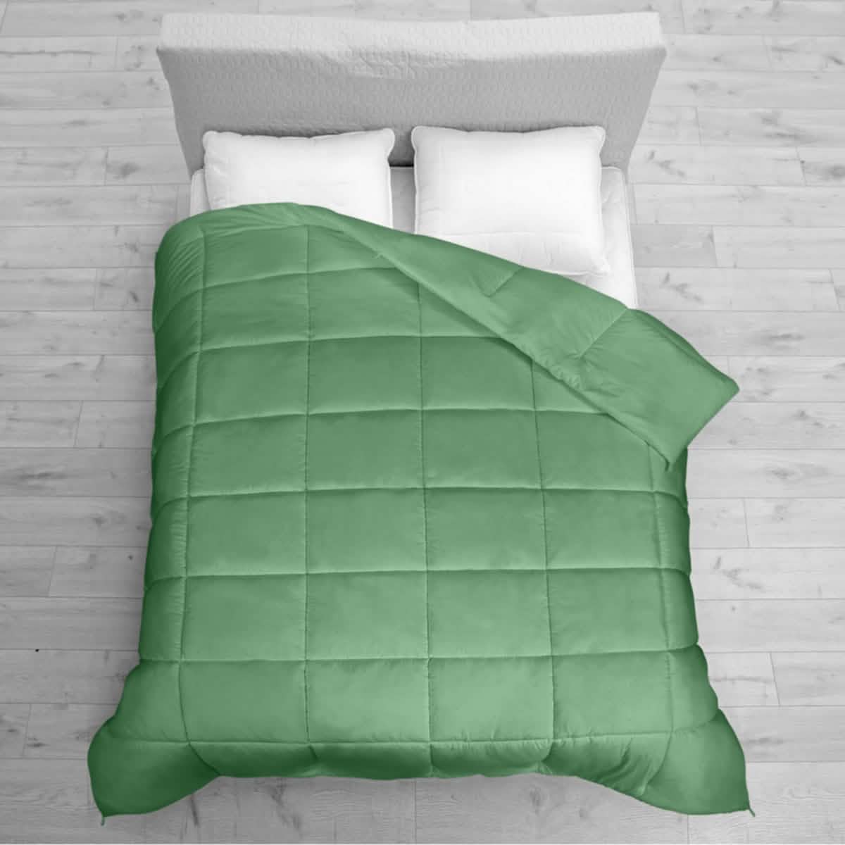 Royale All Season Down Alternative Bedding Lightweight Quilted Comforter with Corner Tabs DailySale