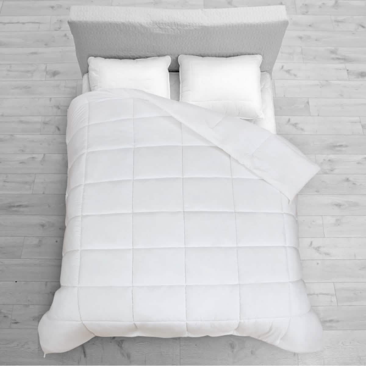Royale All Season Down Alternative Bedding Lightweight Quilted Comforter with Corner Tabs DailySale