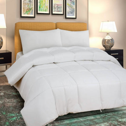Royale All Season Down Alternative Bedding Lightweight Quilted Comforter with Corner Tabs DailySale