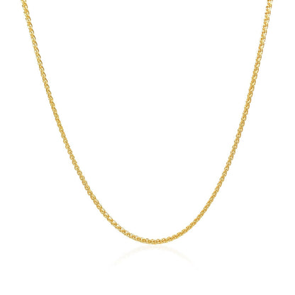 14k Yellow Gold Round Chain 1.2mm Bids.com