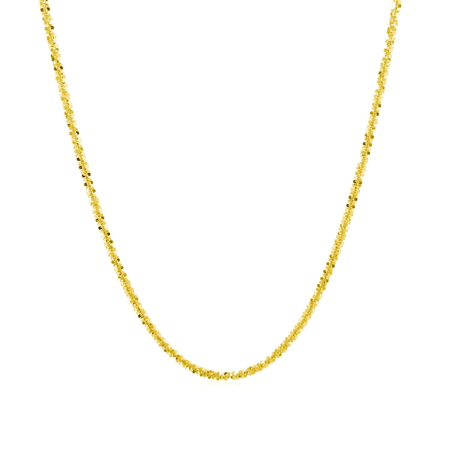 10k Yellow Gold Sparkle Chain 1.50 mm) Bids.com
