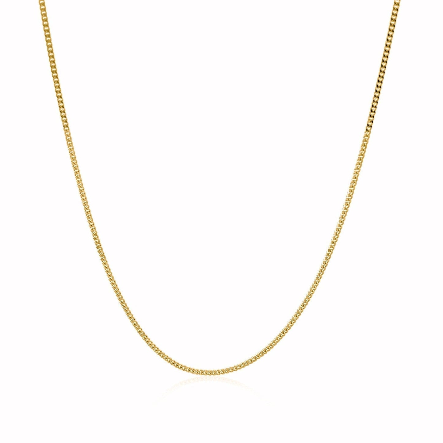 10k Yellow Gold Gourmette Chain 1.0mm Bids.com