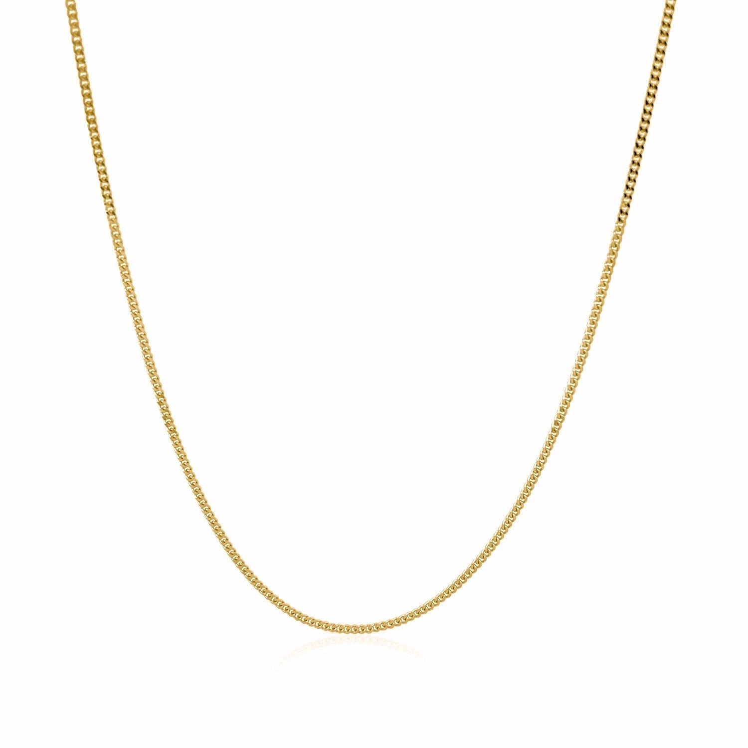 10k Yellow Gold Gourmette Chain 1.0mm Bids.com