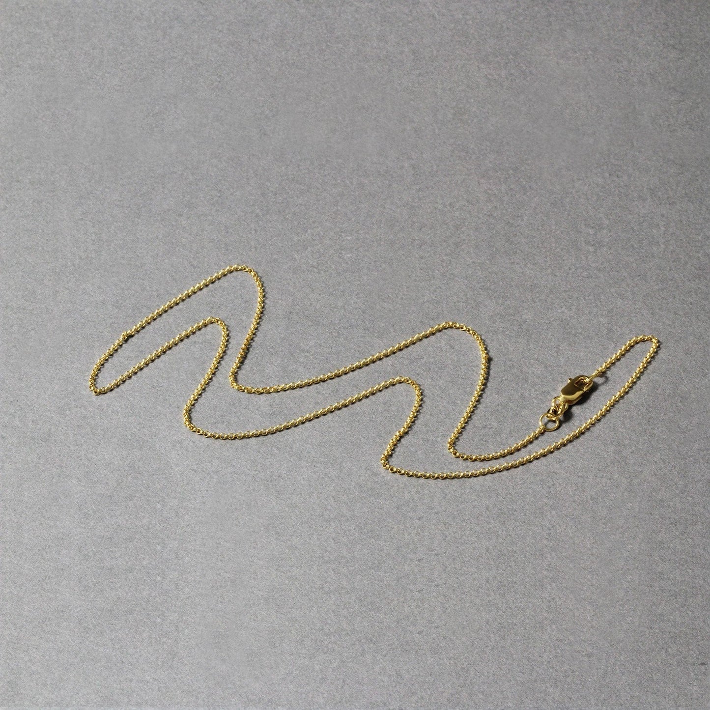 14k Yellow Gold Diamond Cut Rolo Chain 1.1mm Bids.com