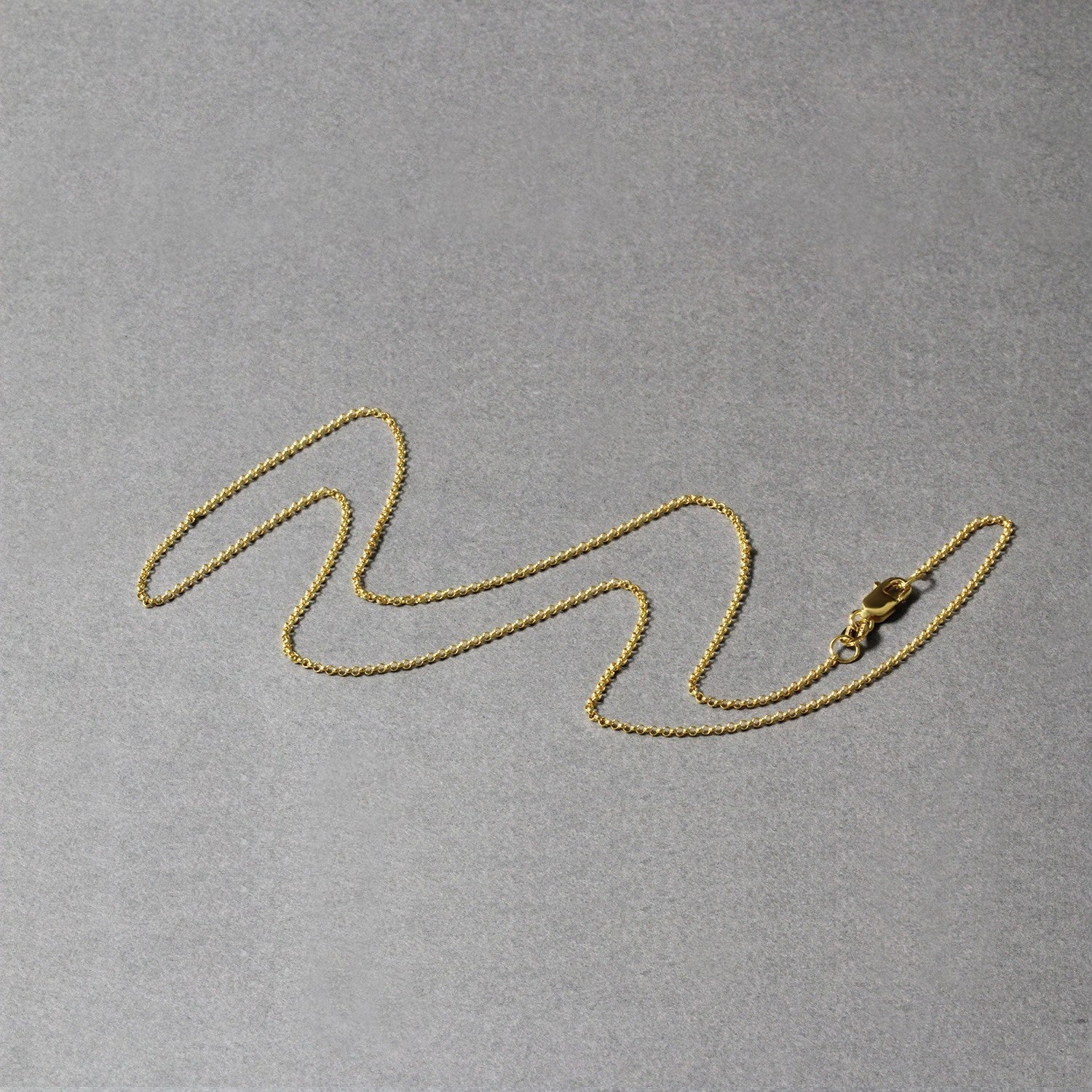 14k Yellow Gold Diamond Cut Rolo Chain 1.1mm Bids.com