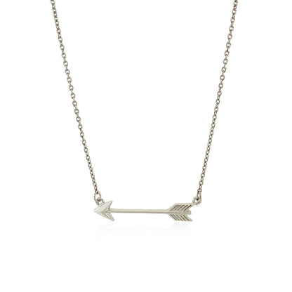Necklace with Arrow in Sterling Silver Bids.com