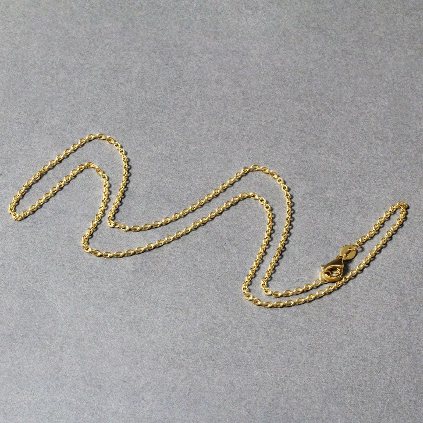 14k Yellow Gold Round Cable Link Chain 1.5mm Bids.com