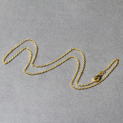 14k Yellow Gold Round Cable Link Chain 1.5mm Bids.com