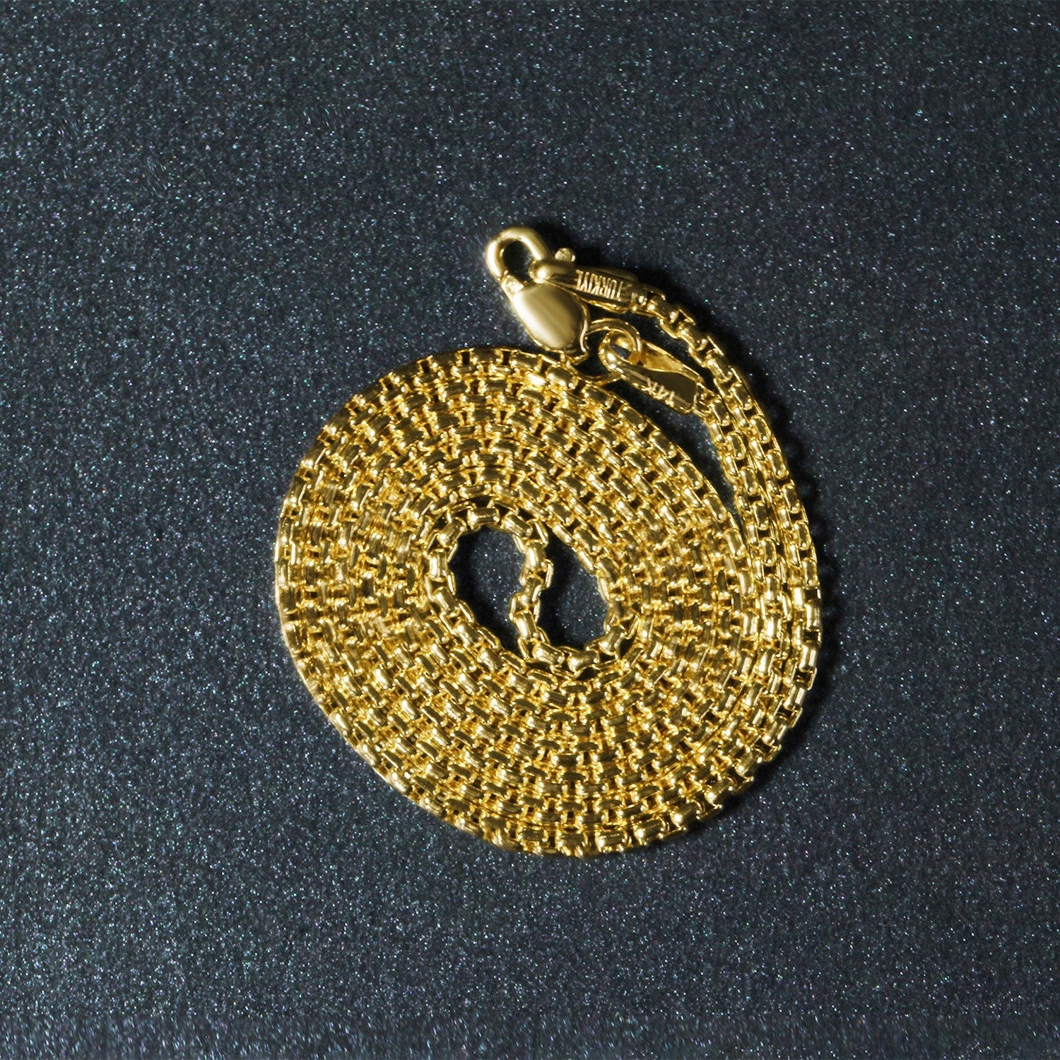 14k Yellow Gold Round Box Chain 1.7mm Bids.com