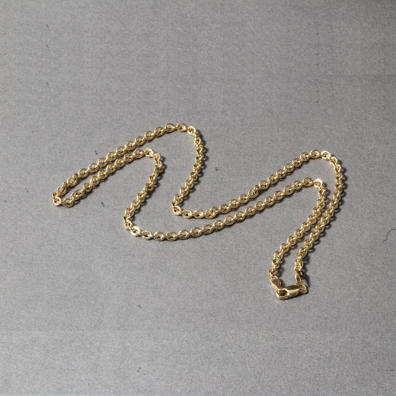 3.0mm 14k Yellow Gold Forsantina Lite Cable Link Chain Bids.com