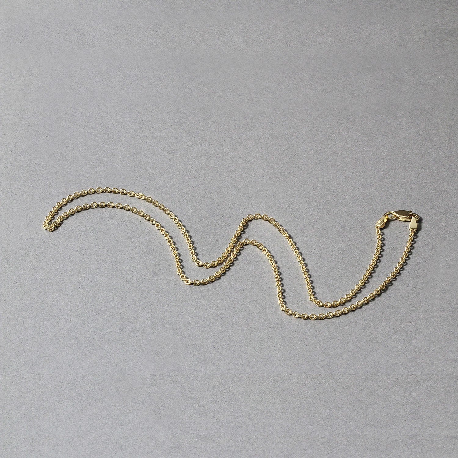 14k Yellow Gold Forsantina Lite Cable Link Chain 1.9mm Bids.com