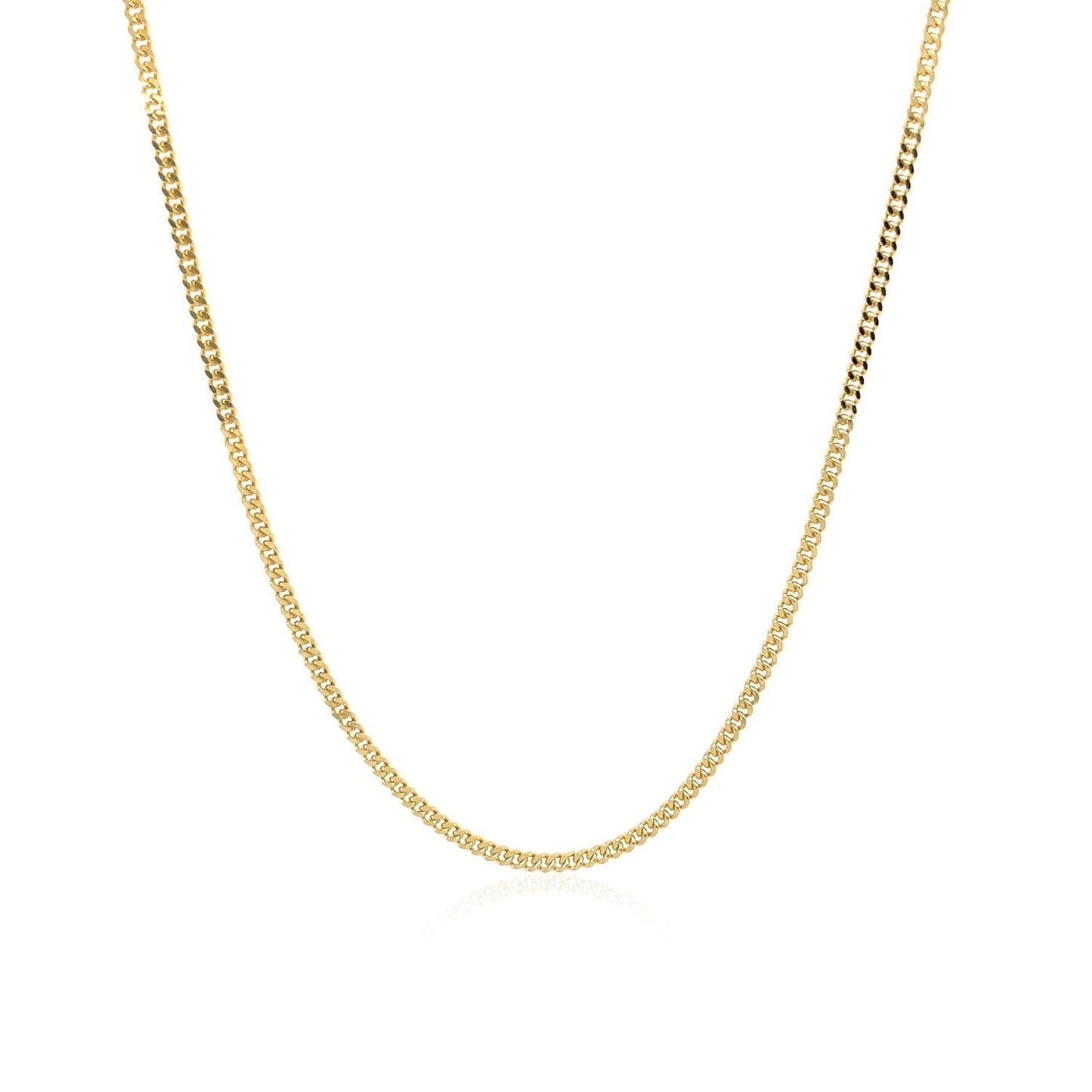 14k Yellow Gold Gourmette Chain 1.5mm Bids.com