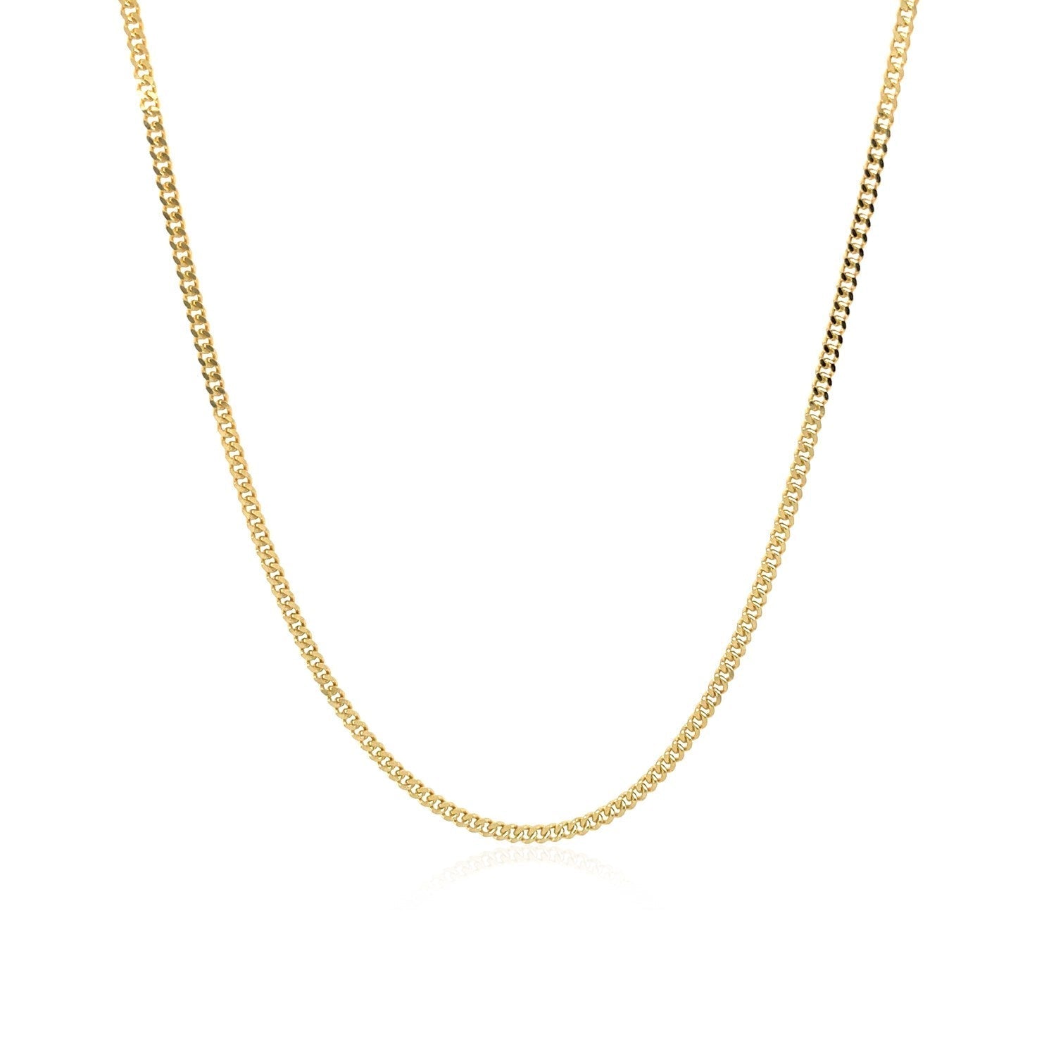 14k Yellow Gold Gourmette Chain 1.5mm Bids.com