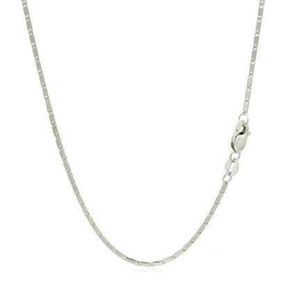 14k White Gold Lumina Pendant Chain 1.0mm Bids.com