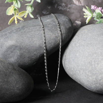 14k White Gold Lumina Pendant Chain 1.0mm Bids.com