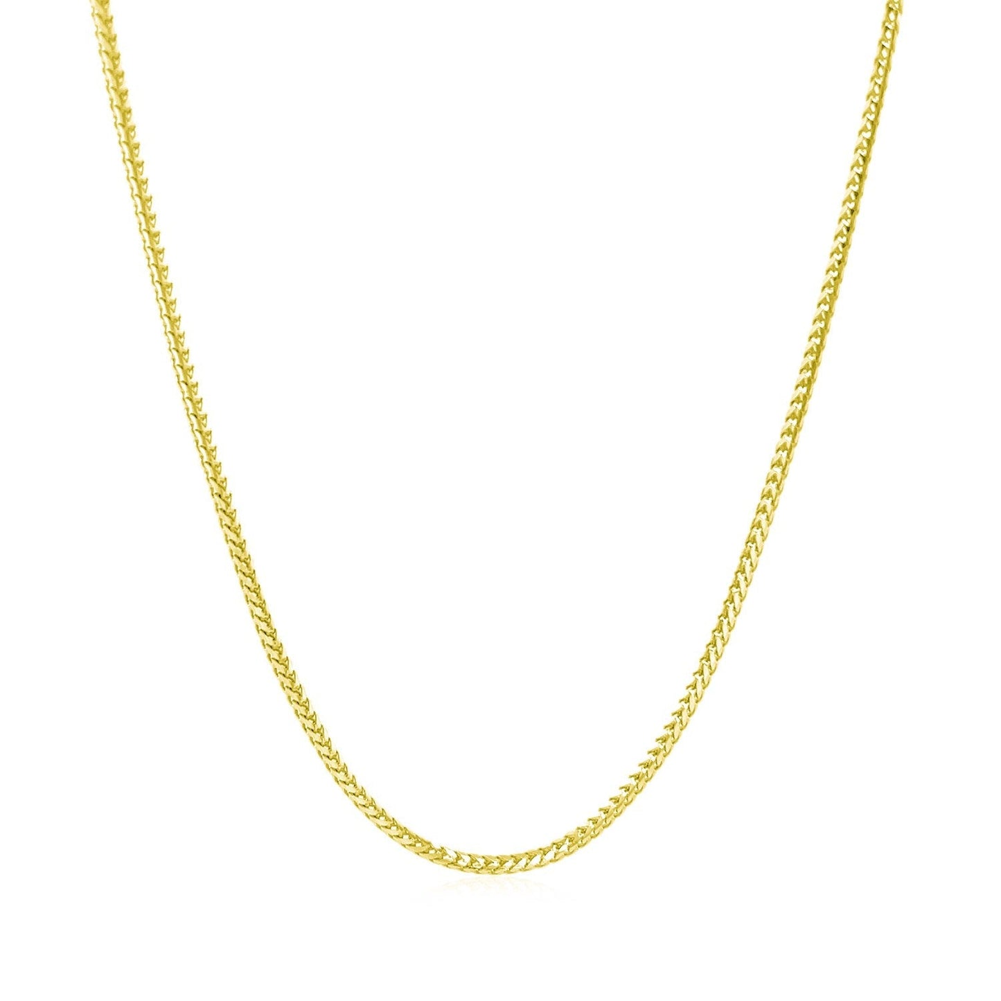 14k Yellow Gold Franco Chain 1.2mm Bids.com