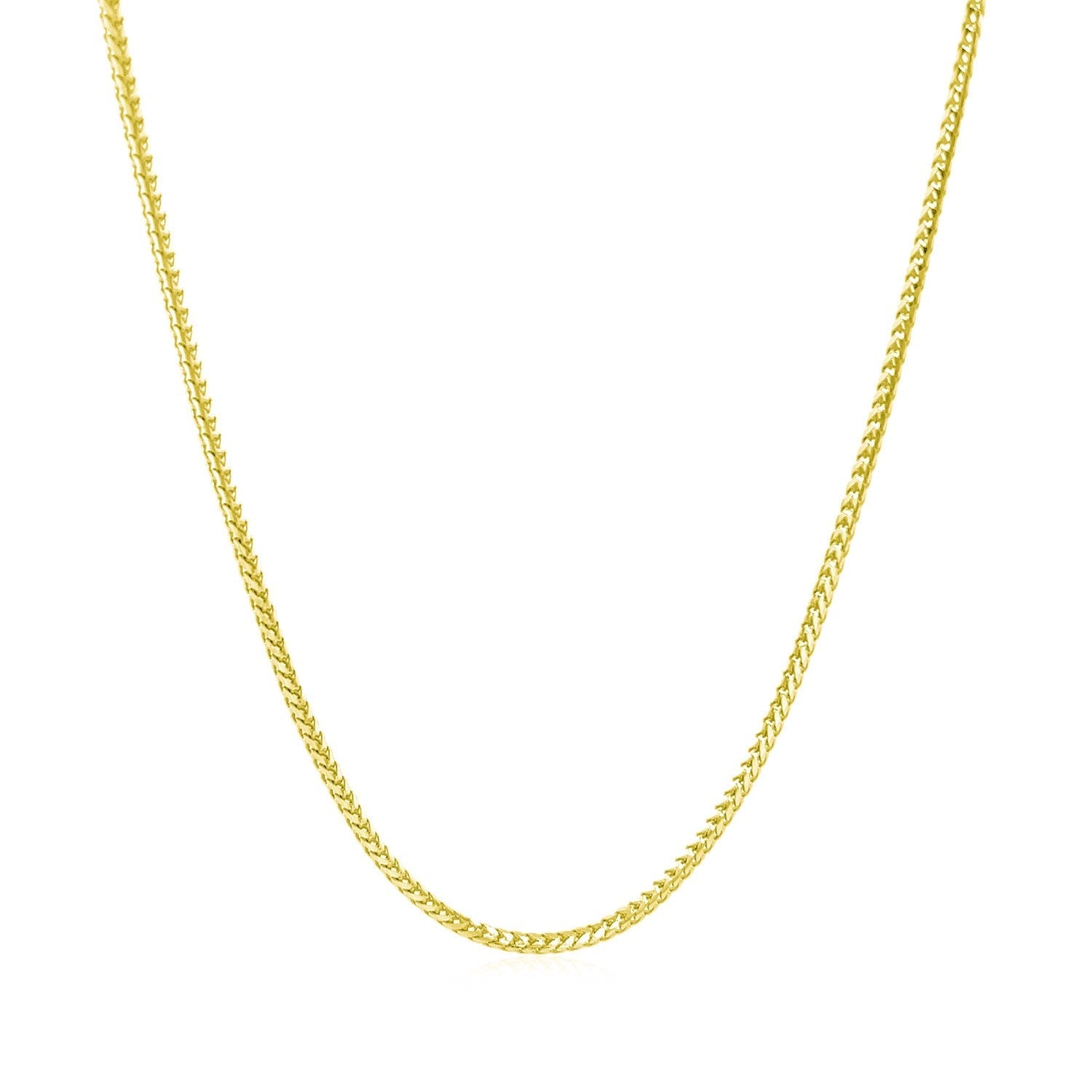 14k Yellow Gold Franco Chain 1.2mm Bids.com