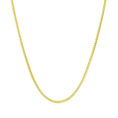 14k Yellow Gold Franco Chain 1.2mm Bids.com