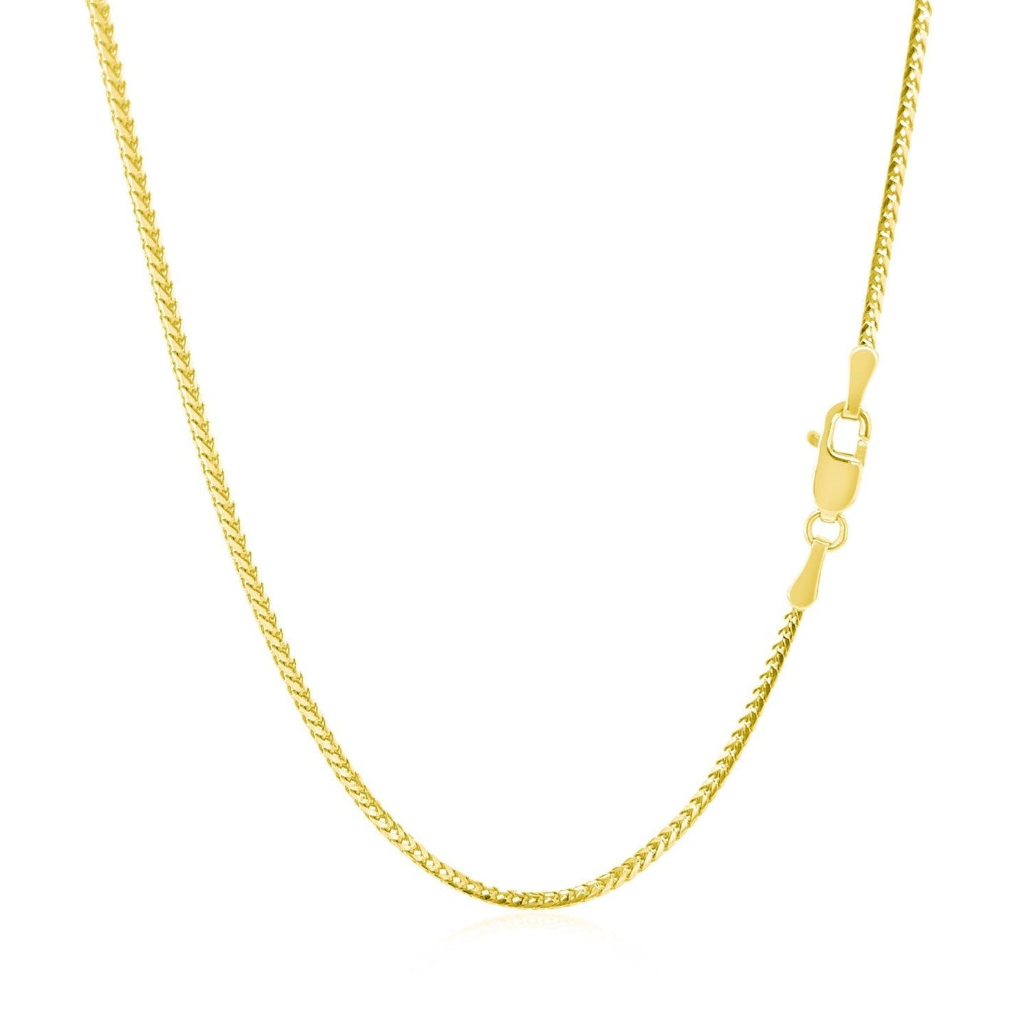 14k Yellow Gold Franco Chain 1.2mm Bids.com