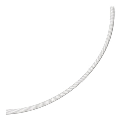 4.0mm 14k Two Tone Gold Reversible Omega Necklace Bids.com