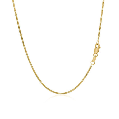 14k Yellow Gold Gourette Chain 1.0mm Bids.com