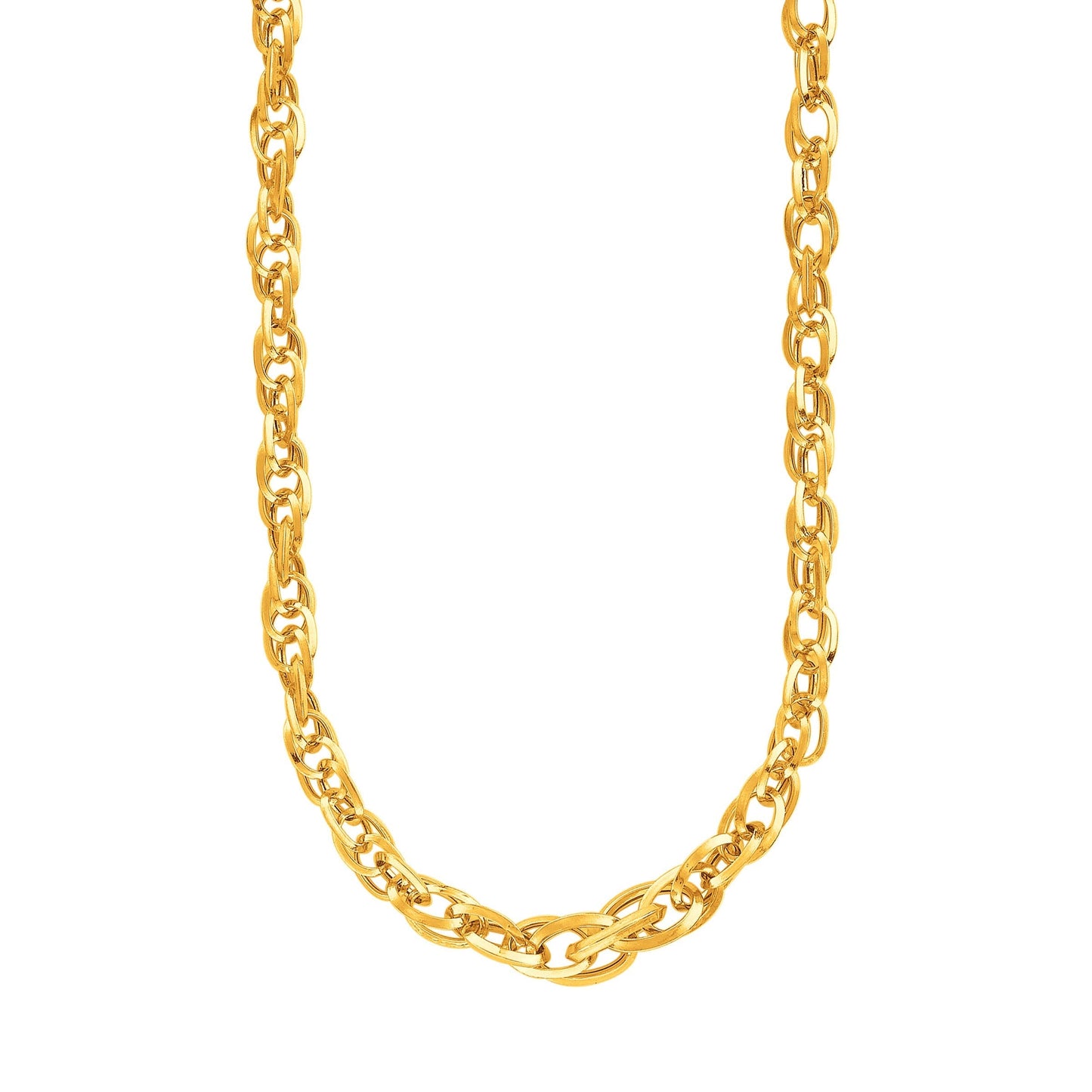 14k Yellow Gold Ornate Prince of Wales Chain Necklace Bids.com