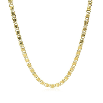 2.9mm 14k Yellow Gold Heart Chain Bids.com