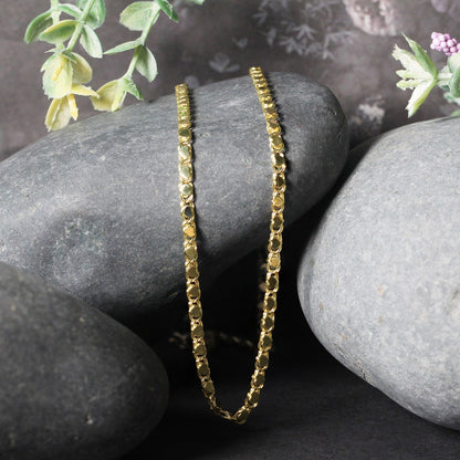 2.9mm 14k Yellow Gold Heart Chain Bids.com