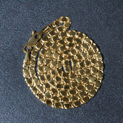 2.9mm 14k Yellow Gold Heart Chain Bids.com