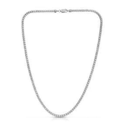 Ice Barrel Chain in 14k White Gold (3.14 mm) Bids.com