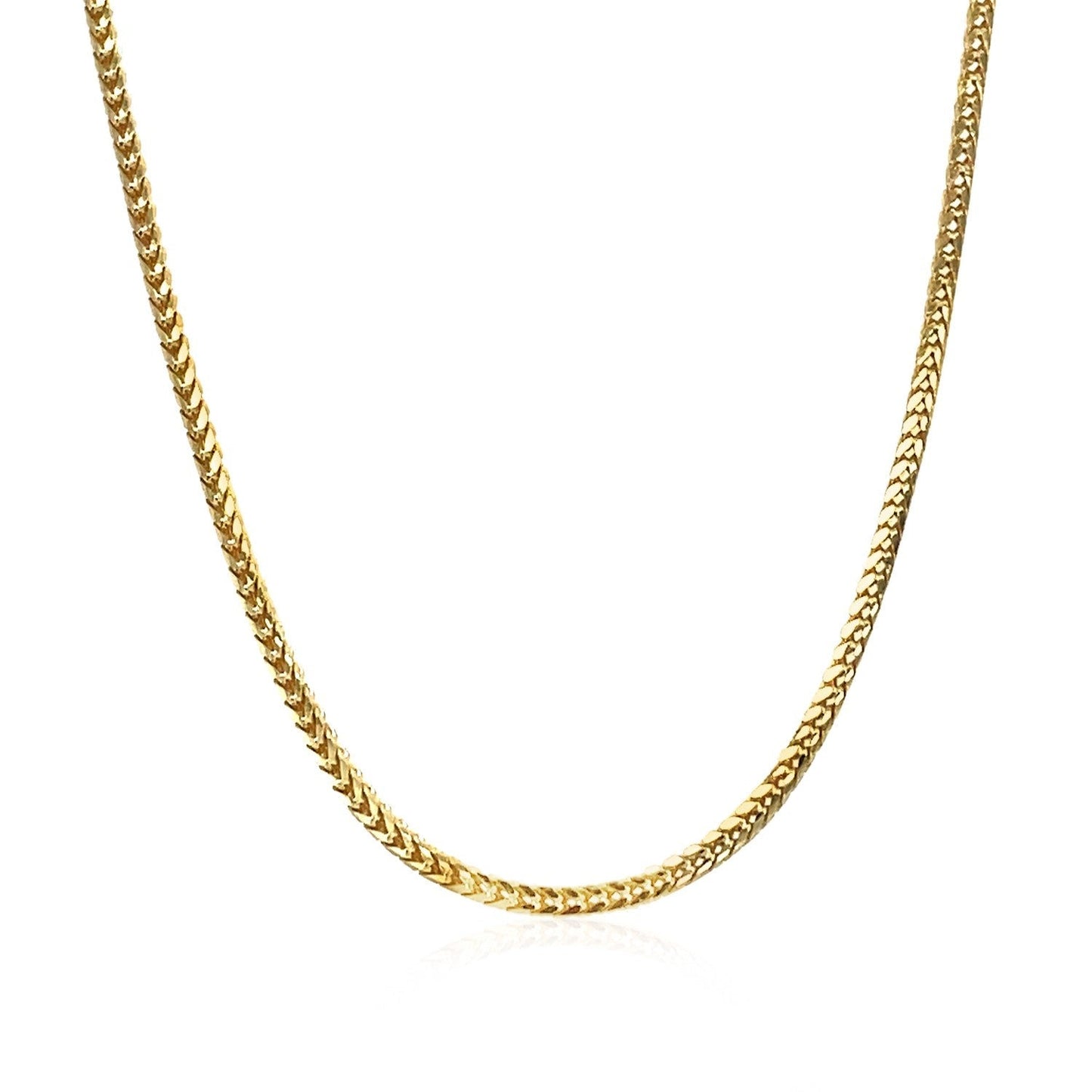 14k Yellow Gold Franco Chain 1.8mm Bids.com