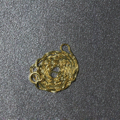 14k Yellow Gold Classic Box Chain 0.45mm Bids.com