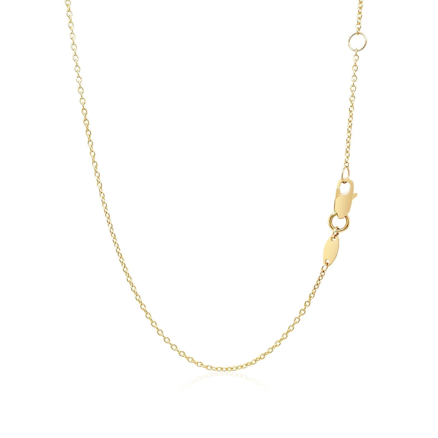 14k Yellow Gold Smooth Flat Horizontal Bar Style Necklace Bids.com