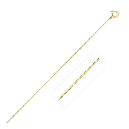 10k Yellow Gold Classic Box Chain 0.45mm Bids.com