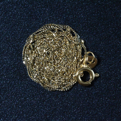 14k Yellow Gold Singapore Chain 1.0mm Bids.com