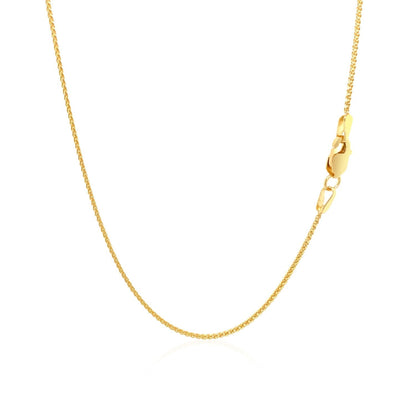 10k Yellow Gold Wheat Chain 1.0mm Bids.com