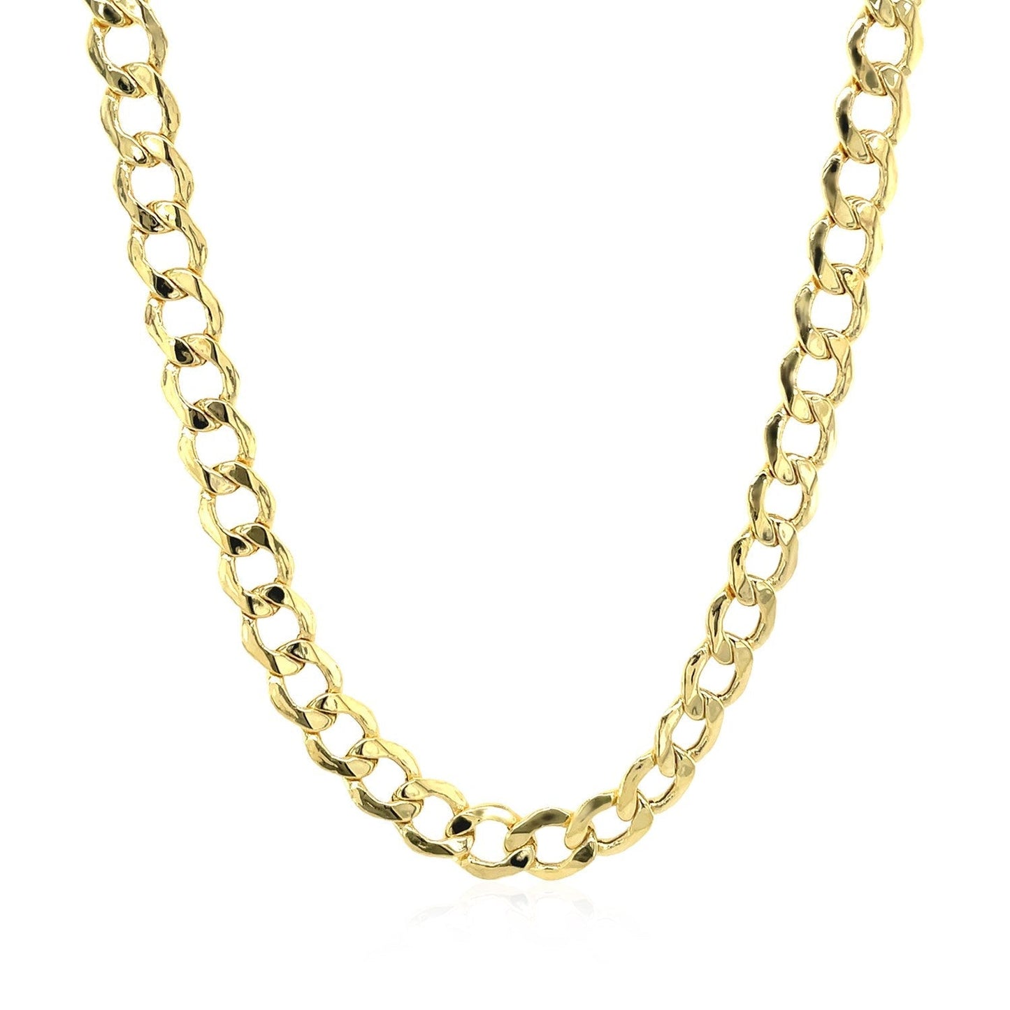 5.3mm 14k Yellow Gold Curb Chain Bids.com