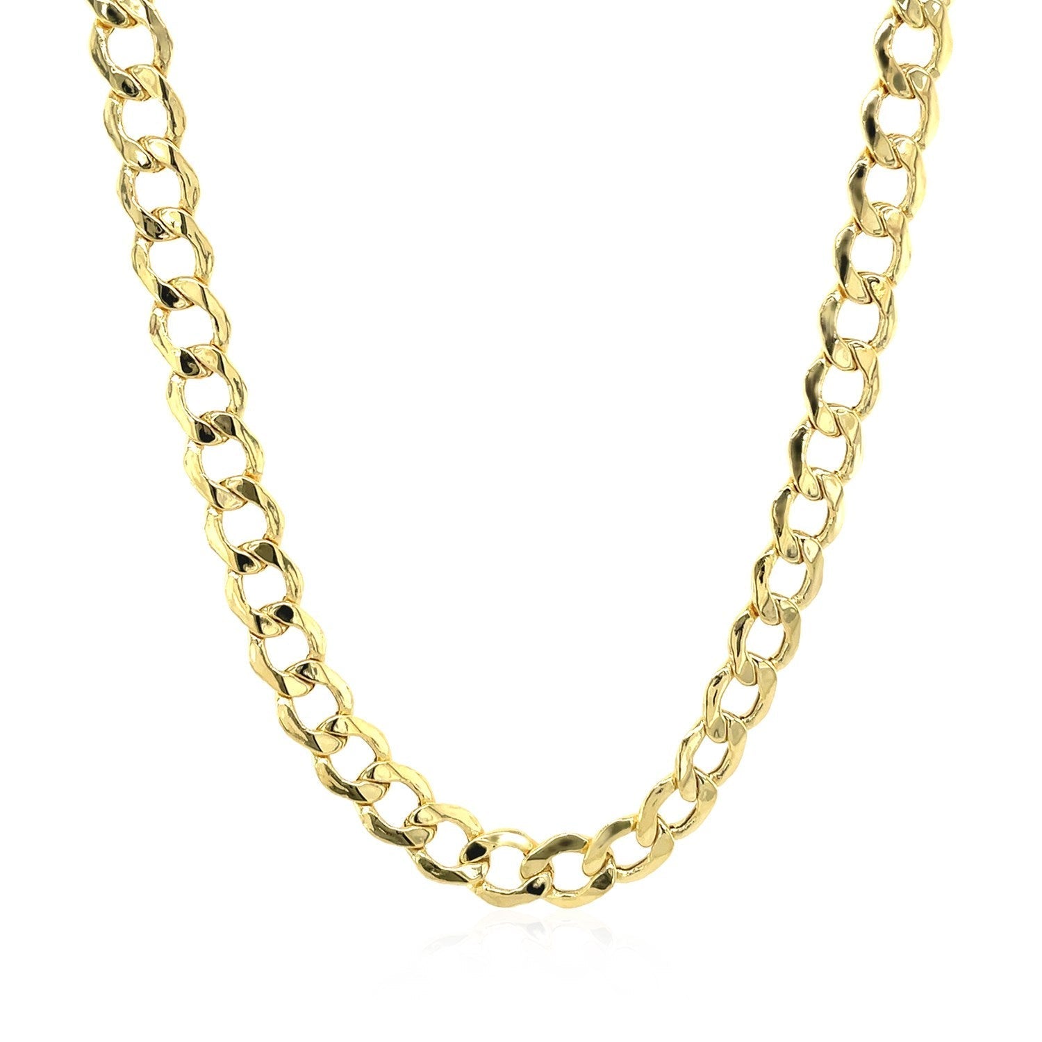 5.3mm 14k Yellow Gold Curb Chain Bids.com